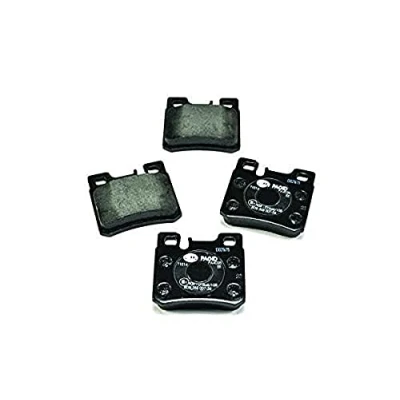 Bild av HELLA 8DB 355 007 361 Jeu de plaquettes frein préparé pour indicateur d&#039;usure MERCEDES BENZ: Classe E Berline, C W124 Berline