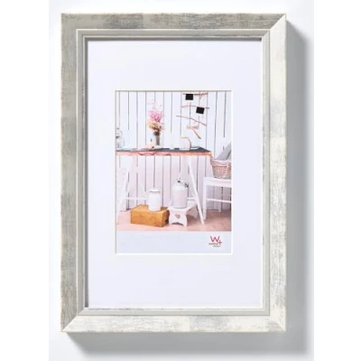 Bild av walther design tavelram vit 20 x 30 cm med passepartout, chalet ram EL030W