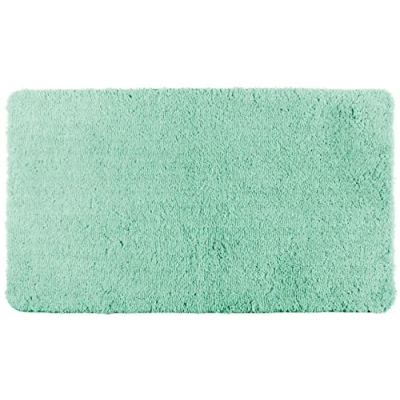 Bild av Wenko badrumsmatta Belize turkos badmatta, säker, fluffig, luddfri, polyester, turkos, 90 x 60 0,1 cm
