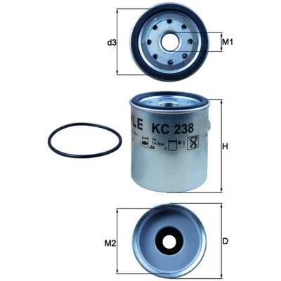 Bild av Bränslefilter KNECHT KC 238D