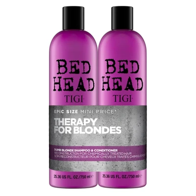 Bild av TIGI Bed Head Dumb Blonde Tweens Shampoo 750ml, Conditioner 750ml 150 ml