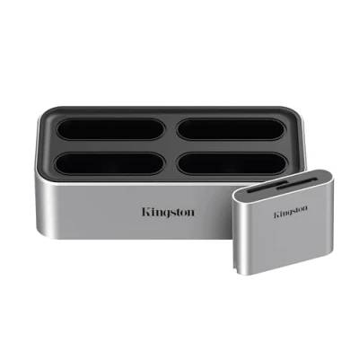 Bild av Kingston Workflow Station Dock och SD Reader USB C 3.2 Gen2 Dual Slot UHS II WFS S