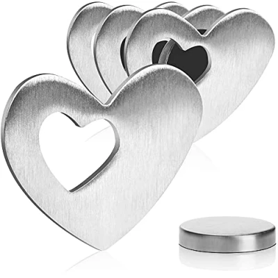 Bild av COM FOUR® 4x dukvikter av rostfritt stål magnetisk dukklämma ca. 45 g