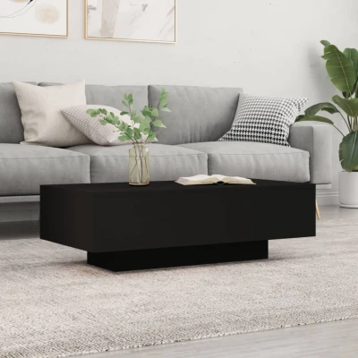 Bild av vidaXL Soffbord svart 100x49,5x31 cm konstruerat trä