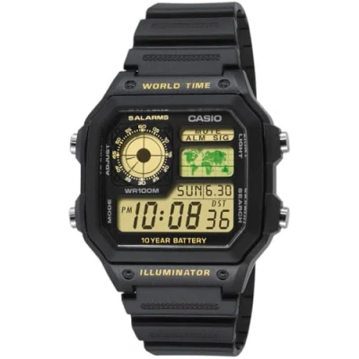 Bild av Montre Casio Youth Series Digital World Time AE 1200WH 1BVDF 1BV pour homme