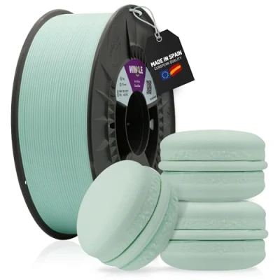 Bild av WINKLE PLA HD filament pastellblått moln 3D skrivarfilament tråd 1,75 mm 1 kg Blå Färg utan bländning Dimensionell noggrannhet spole