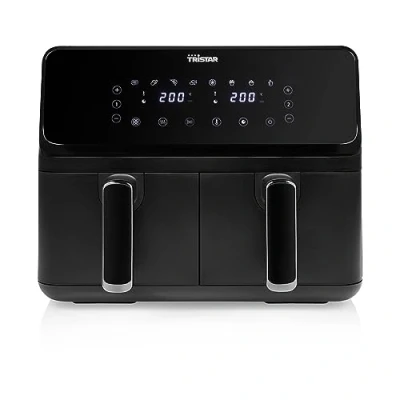 Bild av Tristar Luftfritös Med Dubbelkorg, 2 x 4 L Kapacitet, 700 W, 8 Program, Temperatur Justerbar Per Korg