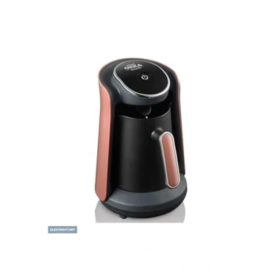 Bild av Arzum Okka Minio OK004 kaffebryggare, turkisk kaffekanna med överflödesskydd, 14 koppar (300 ml.) 480 W (prisbelönt design) (rosa)