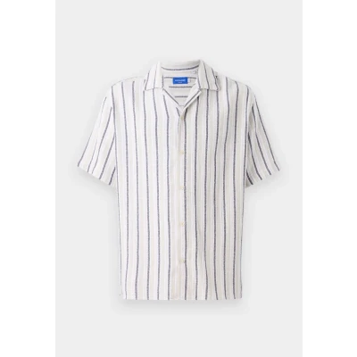 Bild av Jack &amp; Jones Rcoba Stripe Resort SS SN Skjorta, Storlek: XXL, Celadon tint