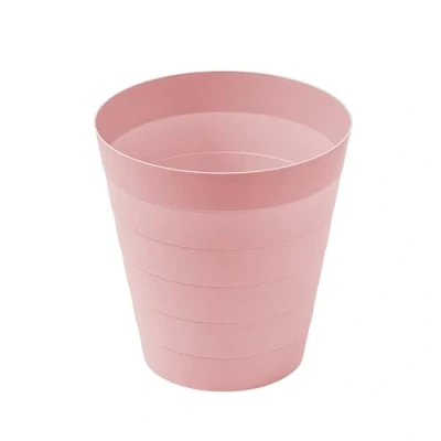 Bild av Sinoba papperskorg 6105 plast perfekt för barnrum kontor kök höjd 25 cm 9 l (rosa)