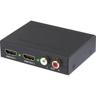 Bild av SPEAKA PROFESSIONAL 2 portars ljuduppdragare [HDMI HDMI, Cinch RCA, Toslink] 1920 x 1080 Pixel SP AE HDCT 2P