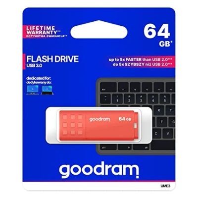 Bild av GOODRAM memory USB UME3 64GB 3.0 Orange minne
