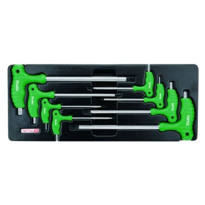 Bild av TOPTUL GAAT0804 Module servante 8 T10, T15, T20, T25, T30, T40, T45, T50 176 434 Acier chrome vanadium Torx