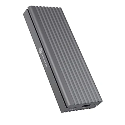 Bild av ICY BOX SSD M,2 NVMe kapsling, USB 3,1 (Gen2, 10 Gbit/s), kylsystem, C, A, PCIe M Key, aluminium, grått,