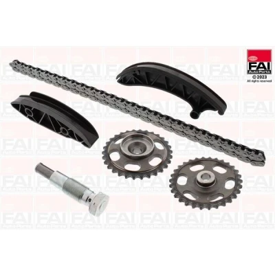 Bild av FAI AutoParts TCK227LNG Jeu de distribution à chaînes sans joints, avec roues dentées Simplex, Chaîne vélo MERCEDES BENZ: Classe C Berline