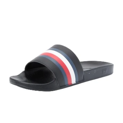 Bild av Tommy Hilfiger Herr Pool Slide (FM0FM05233), Svart (Svart), 7 UK, Svart, 41 EU