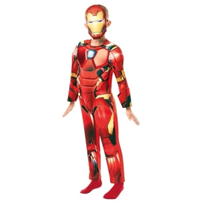 Bild av Rubie&#039;s 640830M Marvel Avengers Iron Man Deluxe barnkostym pojkar 5/6 år halloween