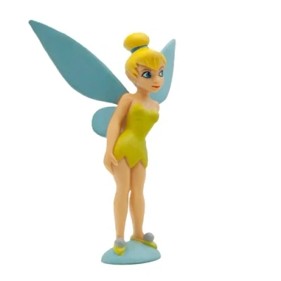 Bild av Bullyland 12393 Leksaksfigur Tinkerbell, från Walt Disney Peter Pan, ca. 8,9 cm, detaljerad, perfekt som en liten gåva för barn 3 år