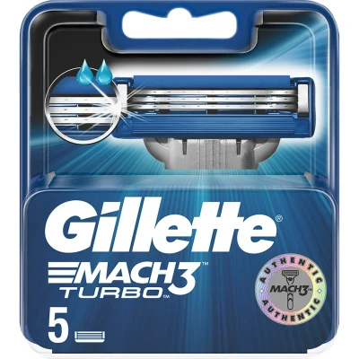 Bild av Gillette Mach3 Turbo Razor Blades 5 pcs