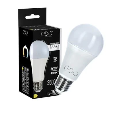 Bild av EDO MARI B LED Glödlampa 17 W Neutralvit 4000K 2500 Lumen Lampa Glödlampor Lampor Energisparlampa Icke Dimbar E27 Uttag Glödlampsform 220 240 V AC för 1 Styck