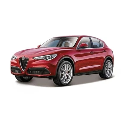 Bild av Bauer leksaker 18 21086R Alfa Romeo Stelvio modellbil i skala 1:24, blandade färger, 1 styck