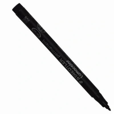 Bild av Staedler Lumocolor Märkpenna, Svart, 0,8 till 1,0 mm Linjebredd