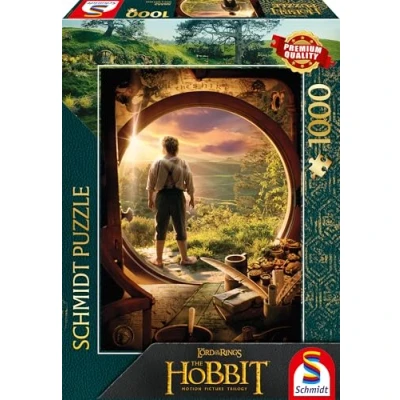 Bild av Schmidt Spiele 58552 The Hobbit, Leaving Bag End, 1000 bitar pussel, flerfärgad
