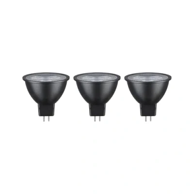 Bild av Paulmann LED reflektor GU5,3 6W 2 700 K 3 svart