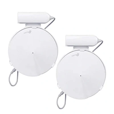 Bild av Huafly BECEMURU Väggmonterad stativhållare, Wifi konsolhållare med system utmärkt sladdhantering för TP Link Deco M9 Plus (2 pack)