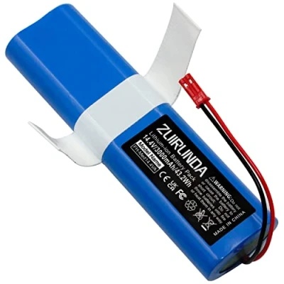 Bild av ZUIRUNDA 14.4V 3000mAh Li Ion ersättningsbatteri för iLife V3s Pro V50 V5s V8s X750 Medion MD 18500 18501 18600 Dammsugare Hemstädare Hemrobot