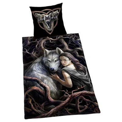 Bild av Herding ANNE STOKES påslakanset, vändmotiv, påslakan 135 x 200 cm, örngott 80 bomull/Renforcé