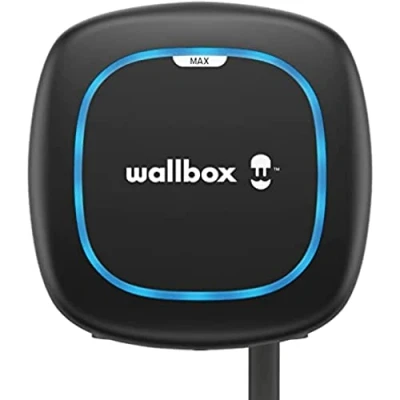 Bild av Wallbox Pulsar Max, laddare för elfordon (11 kW, typ 2, Wi Fi, Bluetooth, OCPP, inomhus/utomhus, 7 m, enkel installation), svart