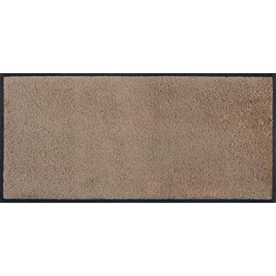 Bild av tvättbar + torr dörrmatta, taupe 35 x 75 cm, inomhus och utomhus,