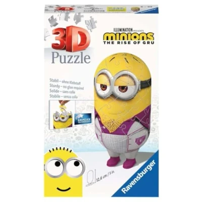 Bild av Ravensburger Minions 2 The Rise of Gru Disco Minion format 3D pussel för barn i åldern 6 år upp 54 delar inget lim krävs
