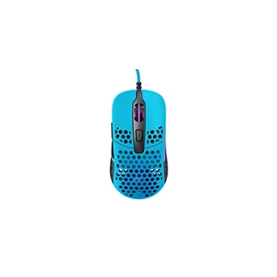 Bild av Xtrfy M42 RGB, ultralätt trådbunden gamingmus, toppmodern Pixart 3389 sensor, modulärt hölje (2 storlekar ingår), justerbar RGB belysning, Miami Blue Edition