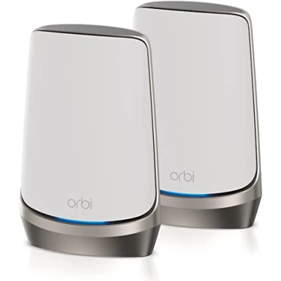 Bild av NETGEAR Orbi WiFi 6E Mesh fyrbands WLAN system (RBKE962) router med 1 satellit täckning upp till 400 m² och 200 enheter 10,8 GBit/s (AXE11000) enkel appinstallation