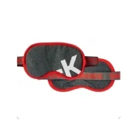 Bild av SKROSS Deluxe Sleep Mask för att sova på flygresan, bilar, tåg. Mjuka ögonmasker blockerar ljuset 100% tvättbart Mörkgrå