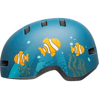 Bild av BELL Children&#039;s helmet Lil Ripper clown fish matte gray blue size XS (48 52 cm)