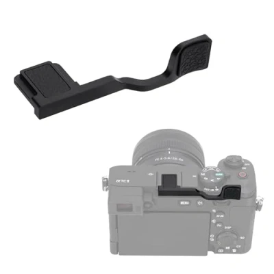 Bild av JJC A7CII A7CR Tummen Upp Grepp Het Sko Tumstöd Handgrepp för SON. ILCE 7CM2 7CCR Kamera, fFörbättrat Enhandsfotografering