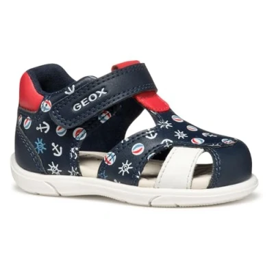 Bild av Geox Baby pojkar B Zapito Boy sandal, Marinblå röd, 24 EU