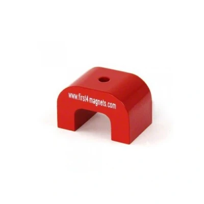 Bild av Magnet Experts F4M813 1 stor hästskomagnet, röd