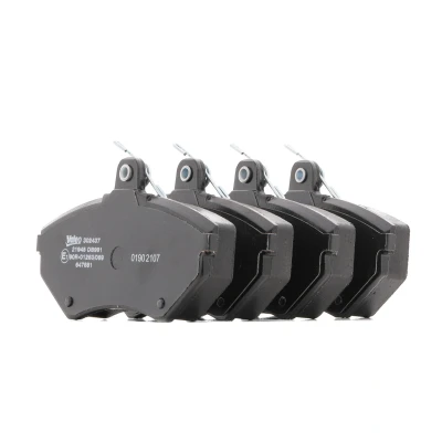 Bild av VALEO 302437 Jeu de plaquettes frein Essieu avant contact signal d&#039;usure exclu avec tôle anti bruit AUDI: A4 B5 Avant, Berline