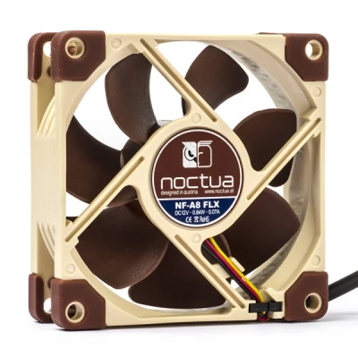 Bild av Noctua NF A8 FLX, Tyst Premiumfläkt, 3 pin (80 mm, Brun)
