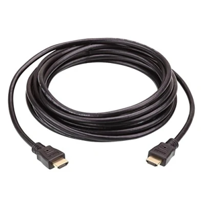 Bild av ATEN 2L 7DA3H Hög hastighet HDMI kabel med Ethernet hane till 30 cm skärmad svart stöd för 4K VM5404HA, VM5808HA VanCryst VM0808HA, VM5404H, VS0801H