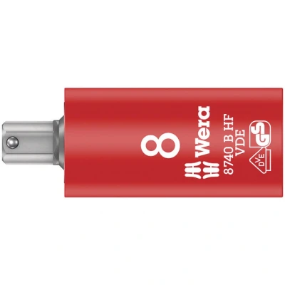 Bild av Wera 8740 B VDE HF Zyklop Hex bit socket insulated with holding function 3/8&quot; drive