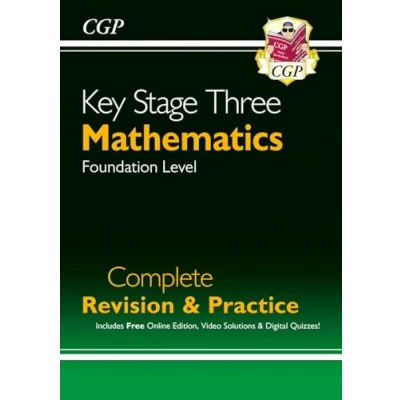Bild av KS3 Maths Complete Revision &amp; Practice Foundation (includes Online Edition, Videos Quizzes)