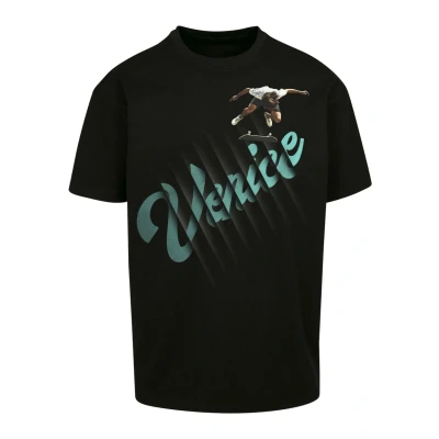 Bild av Upscale by Mister TEE Venice Oversize Tshirt med print, Storlek: Medium, Black