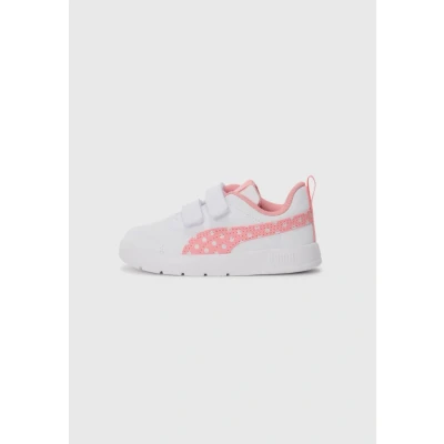 Bild av Puma COURTFLEX V3 Dotty V INF, Bebis Sneaker, Flickor, Vit Rosa Silver Mist, 26 EU, Flerfärgad, EU