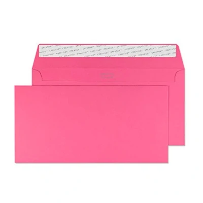 Bild av Blake Creative Colour 25202 färgade kuvert självhäftande flamingo rosa DL+ 114 x 229 mm 120 g/m² 25 stycken