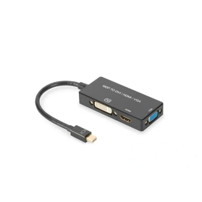 Bild av DIGITUS Mini DP 3in1 conv. cable.0.2m